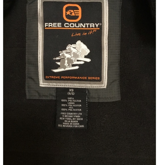 Free Country Red/Black Ski/Snowboard Winter Jacket Sz XS 4/5 - Picture 6 of 9